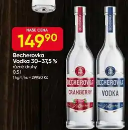 Hruška Becherovka Vodka 30-37,5% různé druhy 0,5l nabídka