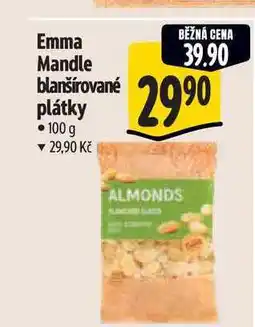 Albert Emma Mandle blanšírované plátky 100 g nabídka