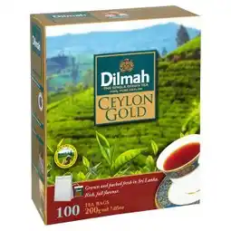Albert Dilmah Ceylon Gold pravý černý cejlonský čaj 100 sáčků 200g nabídka
