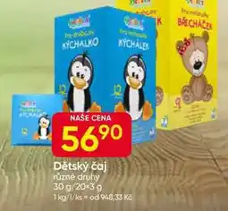 Hruška Dětský čaj různé druhy 30 g/20×3 g nabídka