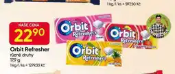 Hruška Orbit Refresher různé druhy 17,9 g nabídka