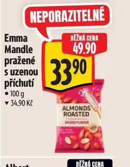 Albert Emma Mandle pražené s uzenou příchutí 100 g nabídka