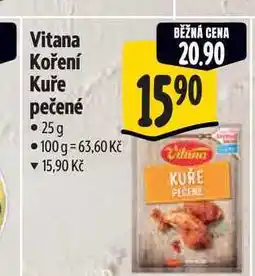 Albert Vitana Koření Kuře pečené 25 g nabídka