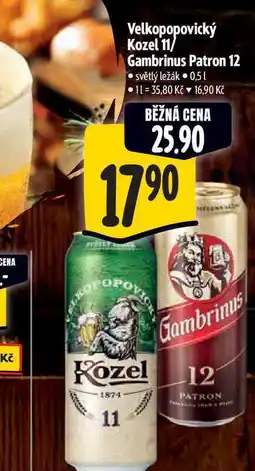 Albert Gambrinus Patron 12 0,5 l nabídka