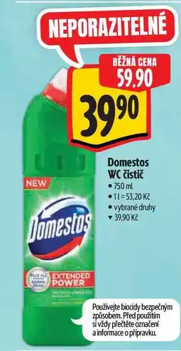 Albert Domestos WC čistič 750 ml nabídka