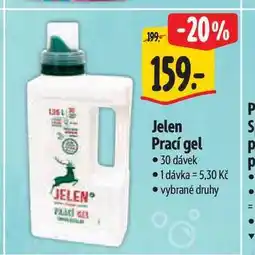 Albert Jelen Prací gel 30 dávek nabídka