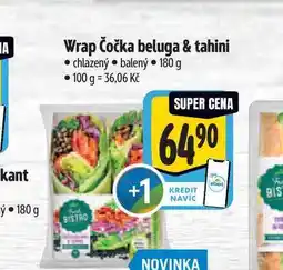 Albert Wrap Čočka beluga & tahini 180 g nabídka