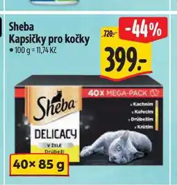 Albert Sheba Kapsičky pro kočky 40x85 g nabídka
