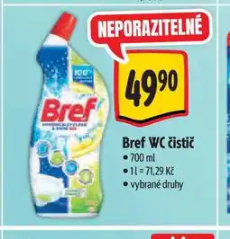 Albert Bref WC čistič 700 ml nabídka