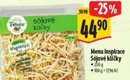 Albert Menu inspirace Sójové klíčky nabídka