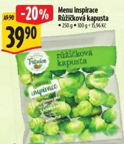 Albert Menu inspirace Růžičková kapusta nabídka