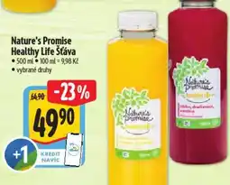 Albert Nature's Promise Healthy Life Šťáva nabídka