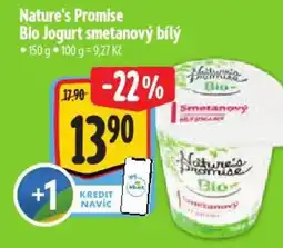 Albert Nature's Promise Bio Jogurt smetanový bílý nabídka