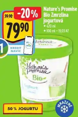 Albert Nature's Promise Blo Zmrzlina jogurtová nabídka