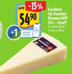Albert Excellent Sýr Pecorino Romano DOP 35% - výseč nabídka