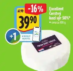 Albert Excellent Čerstvý kozí sýr 50% nabídka