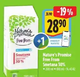 Albert Nature's Promise Free From Smetana 30% nabídka
