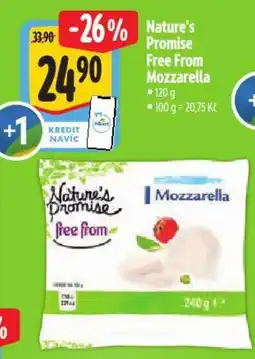 Albert Nature's Promise Free From Mozzarella nabídka