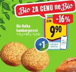 Albert Bio Bulka hamburgerová nabídka
