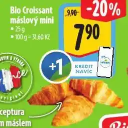Albert Bio Croissant máslový mini nabídka