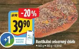 Albert Rustikální celozrnný chléb nabídka