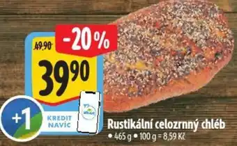 Albert Rustikální celozrnný chléb nabídka