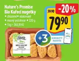Albert Nature's Promise Bio Kuřecí nugetky nabídka