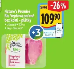 Albert Nature's Promise Bio Vepřová pečeně bez kosti - plátky nabídka