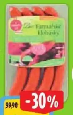 Albert Bio Farmářské klobásky nabídka