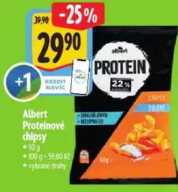 Albert Albert Proteinové chipsy nabídka