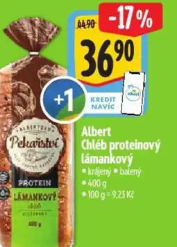 Albert Albert Chléb proteinový lámankový nabídka