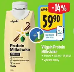 Albert Vilgain Protein Milkshake nabídka
