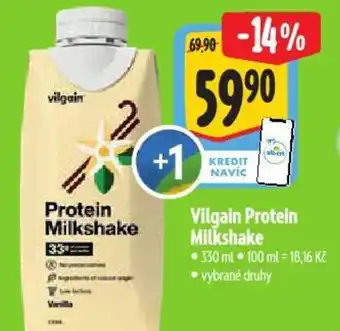 Albert Vilgain Protein Milkshake nabídka