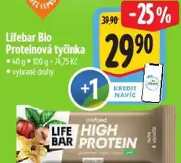 Albert Lifebar Bio Proteinová tyčinka nabídka