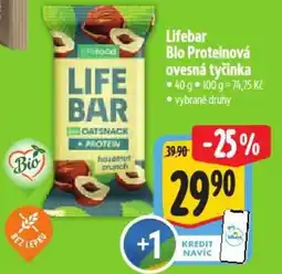 Albert Lifebar Bio Proteinová ovesná tyčinka nabídka
