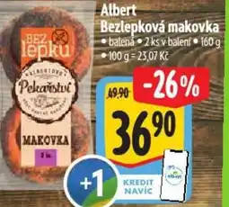Albert Albert Bezlepková makovka nabídka
