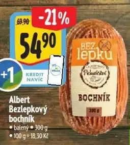 Albert Albert Bezlepkový bochník nabídka