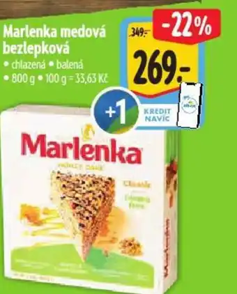 Albert Marlenka medová bezlepková nabídka