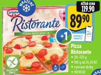 Albert Dr.Oetker Pizza Ristorante nabídka