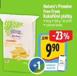 Albert Nature's Promise Free From Kukuřičné plátky nabídka