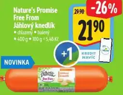 Albert Nature's Promise Free From Jáhlový knedlík nabídka