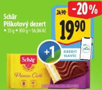 Albert Schär Piškotový dezert nabídka