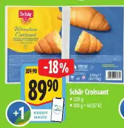 Albert Schär Croissant nabídka