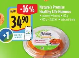 Albert Nature's Promise Healthy Life Hummus nabídka