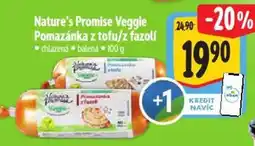 Albert Nature's Promise Veggie Pomazánka z tofu/z fazolí nabídka