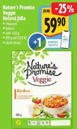 Albert Nature's Promise Veggie Hotová jídla nabídka