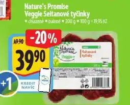 Albert Nature's Promise Veggie Seitanové tyčinky nabídka