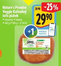 Albert Nature's Promise Veggie Kořeněný tofu plátek nabídka