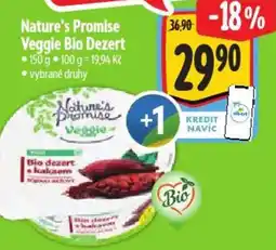Albert Nature's Promise Veggie Bio Dezert nabídka