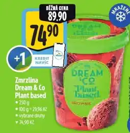 Albert Zmrzlina Dream & Co Plant based nabídka